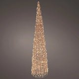 3 FT Rose Gold Cone Tree Micro Warm White LED