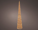 6 FT Rose Gold Cone Tree Micro Warm White LED