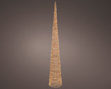 9 FT Rose Gold Cone Tree Micro Warm White LED