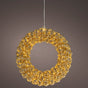 15" Gold Wreath Micro Classic Warm LED