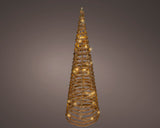 24" 32 LED Soft Warm Brown Cone Tree