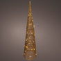 36" 48 LED Soft Warm Brown Cone Tree
