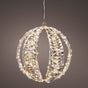 12" 300 LED Warm White Micro Gold Ball