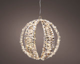 12" 300 LED Warm White Micro Gold Ball