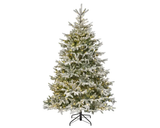 Nordmann Snowy Fir Tree Pre Lit Warm White Micro LED Lights