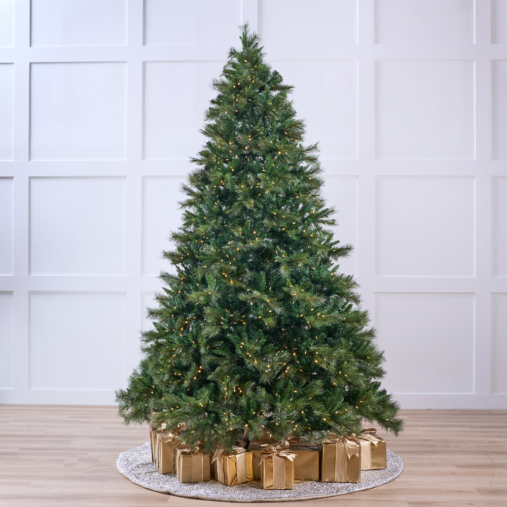 Belgium Deluxe Mix Tree Pre-Lit Warm White LED Lights