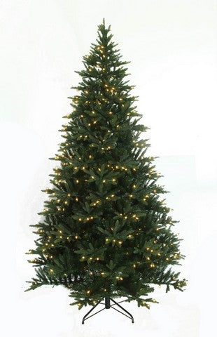 Shimmering Pine Tree Pre-Lit Warm White LED Lights