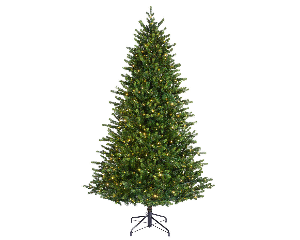 6 FT Sunpeaks Fir Tree Pre-Lit Warm White Micro LED Lights