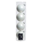 4" Shiny & Matte Ball Assorted Ornament