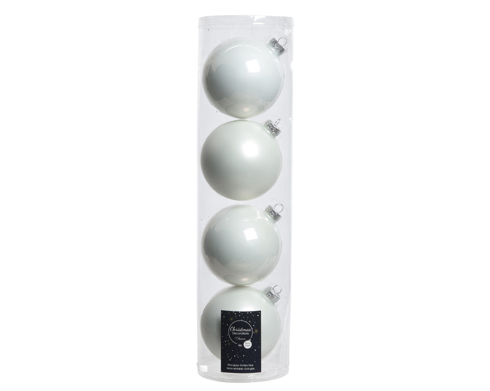4" Shiny & Matte Ball Assorted Ornament