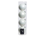 4" Shiny & Matte Ball Assorted Ornament