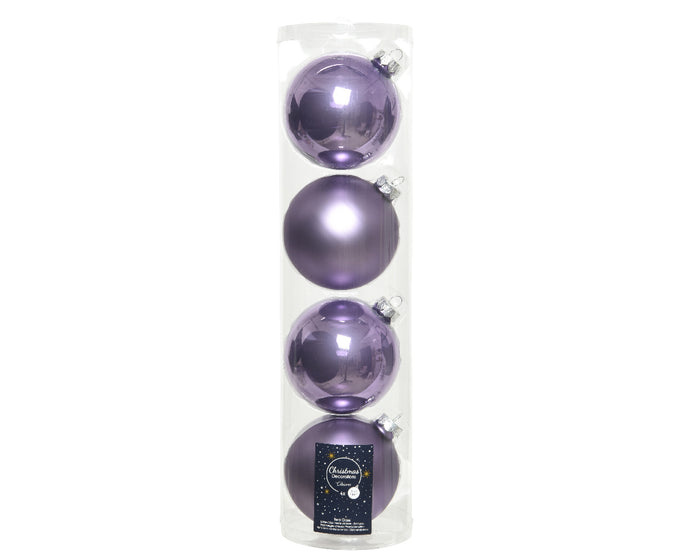 100MM Shiny & Matte Ball Glass 4 Pack