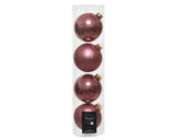 4" Shiny & Matte Ball Assorted Ornament