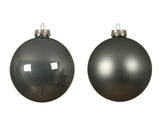 4" Shiny & Matte Ball Assorted Ornament