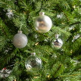 2-2.7" Assorted Glass Ornament Set Of 42