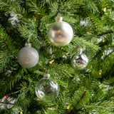 2-2.7" Assorted Glass Ornament Set Of 42