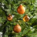 2-2.7" Assorted Glass Ornament Set Of 42