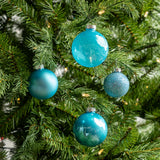 2-2.7" Assorted Glass Ornament Set Of 42