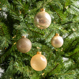 2-2.7" Assorted Glass Ornament Set Of 42
