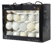 2-2.7" Assorted Glass Ornament Set Of 42