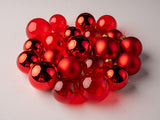 3" Assorted Glass Ornament Set Of 21