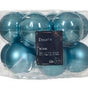 2" Shiny & Matte Glass Ball Ornament Set Of 10