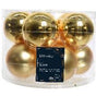 2" Shiny & Matte Glass Ball Ornament Set Of 10