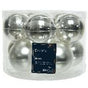 2" Shiny & Matte Glass Ball Ornament Set Of 10