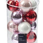 3" Multi Color Shiny Matte Glass Ball Ornament