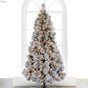10 FT Drooping Tree Pre Lit Warm White LED Lights