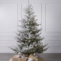 Norway Spruce Snowy Tree Pre Lit Warm White LED Lights