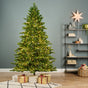 Galloway Spruce Tree Pre Lit Warm White Led Lights With Twinkle Effect