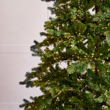 Galloway Spruce Tree Pre Lit Warm White Led Lights With Twinkle Effect