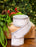 2.5" X 5YD White Velvet With Swarovski Trim Ribbon