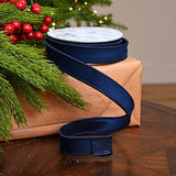 1" X 10YD Navy Velvet Ribbon