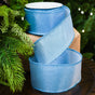 2.5" X 10YD Blue Metallic Ribbon