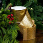 2.5" X 10YD Gold Metallic Ribbon