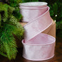 2.5" X 10YD Pink Velvet Ribbon