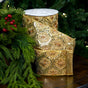 4" X 10YD Gold Jewel Sequin Ribbon