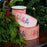 4" X 10YD Peach Fa La La Ribbon