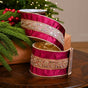 4" X 5YD Burgundy Velvet Ribbon