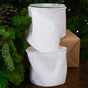 4" X 10YD White Velvet Ribbon