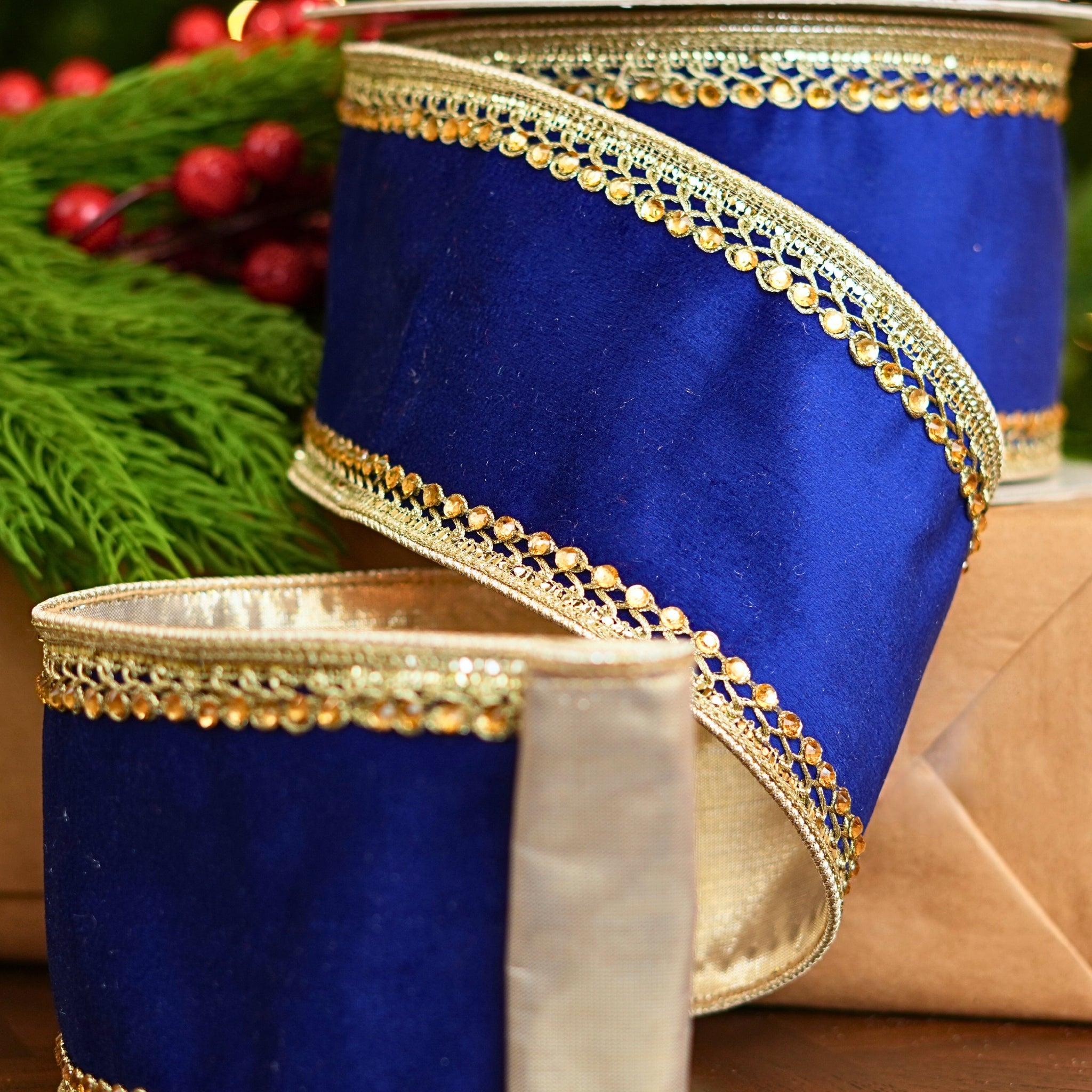 4" X 10YD Royal Blue Ribbon