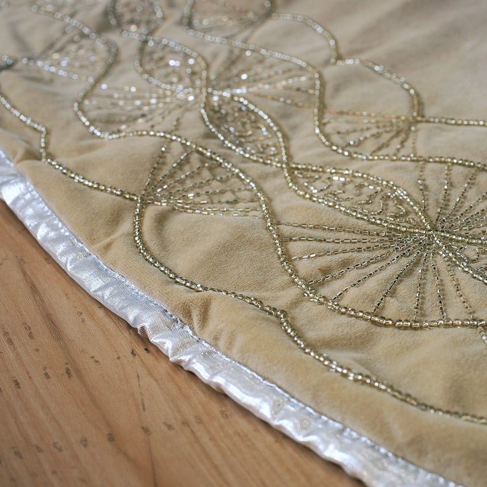 66" Celline Velvet Tree Skirt