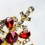 Red & Gold Snowflake Napkin Ring