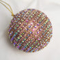 4" Gold Jeweled Ball Ornament