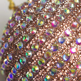 4" Gold Jeweled Ball Ornament