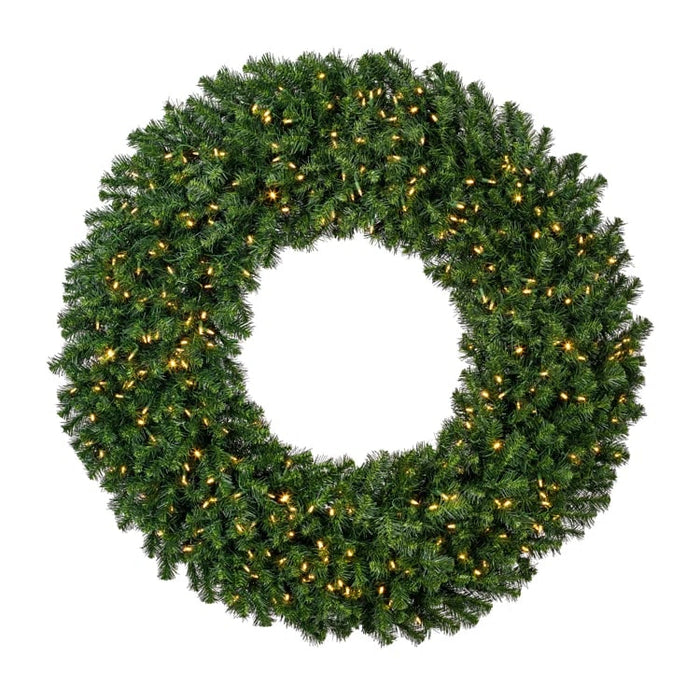 Commercial Wreath Pre Lit Warm White LED