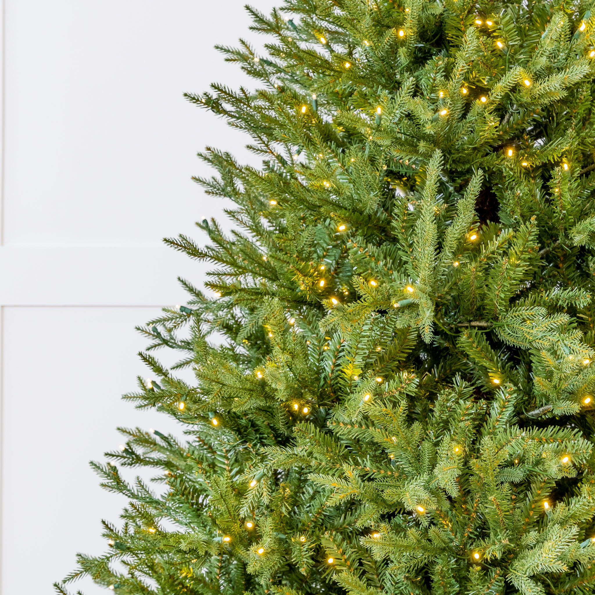 Kentucky Fir Tree Pre Lit Warm White LED Lights
