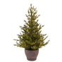 3 FT Norway Potted Tree Micro Warm White 60LED